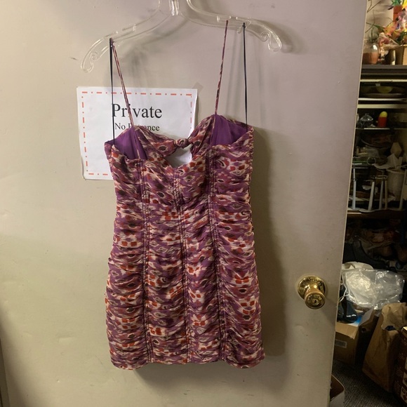 Zara spaghetti strap, puckered mini dress - Picture 7 of 8